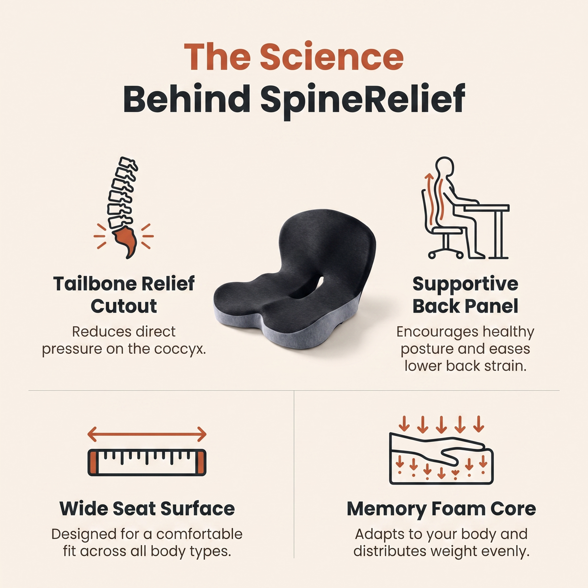 OnlyOne™ SpineRelief Cushion